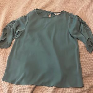 Naked Zebra Aqua Blouse size S